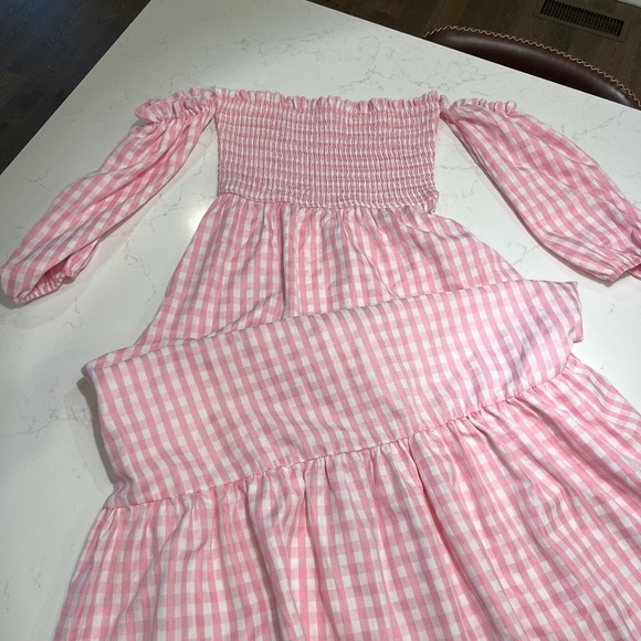 Dresses & Skirts - Perfectly Pink Gingham Summer MIDI Dress